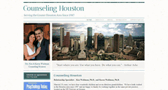 Desktop Screenshot of counselinghouston.com